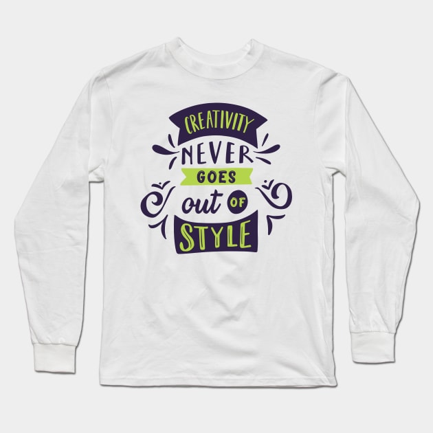 quote Long Sleeve T-Shirt by Qmega